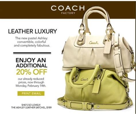 coach factory outlet 20 off coupon